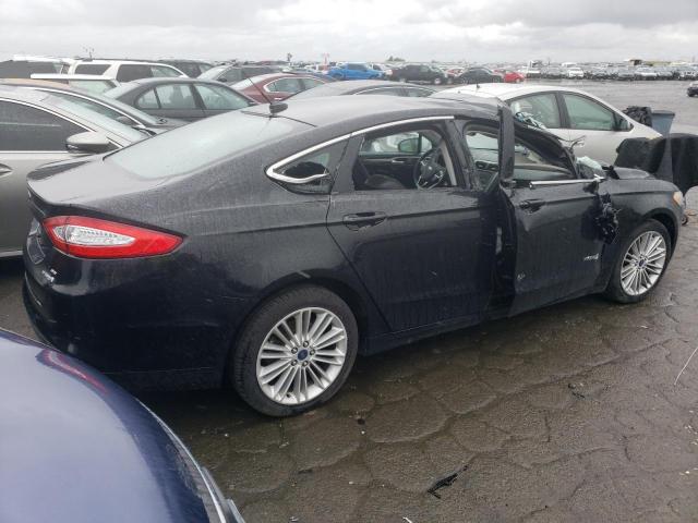 3FA6P0LU6ER158148 - 2014 FORD FUSION SE HYBRID BLACK photo 3