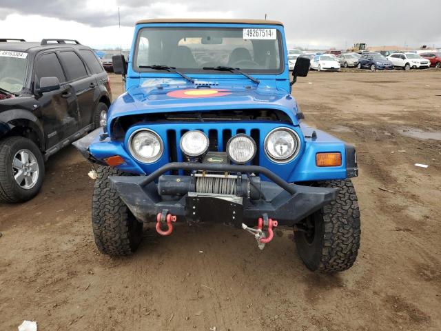 1J4FY19S8XP423692 - 1999 JEEP WRANGLER / SPORT BLUE photo 5