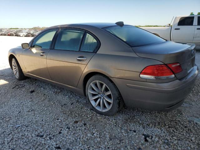 WBAHN835X8DT86647 - 2008 BMW 750 LI TAN photo 2