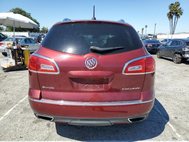 5GAKRAKD0HJ211114 - 2017 BUICK ENCLAVE RED photo 6