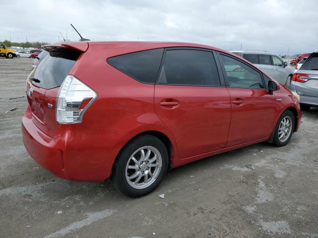 JTDZN3EUXC3146995 - 2012 TOYOTA PRIUS V RED photo 3