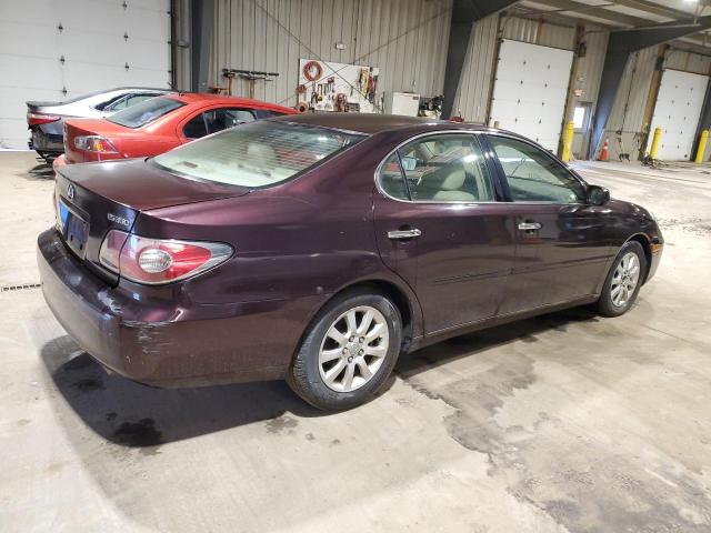 JTHBA30G945017021 - 2004 LEXUS ES 330 BURGUNDY photo 3