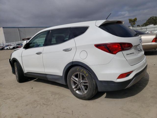 5NMZT3LB0JH069656 - 2018 HYUNDAI SANTA FE S WHITE photo 2