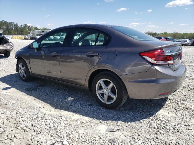 19XFB2F53FE200132 - 2015 HONDA CIVIC LX GRAY photo 2