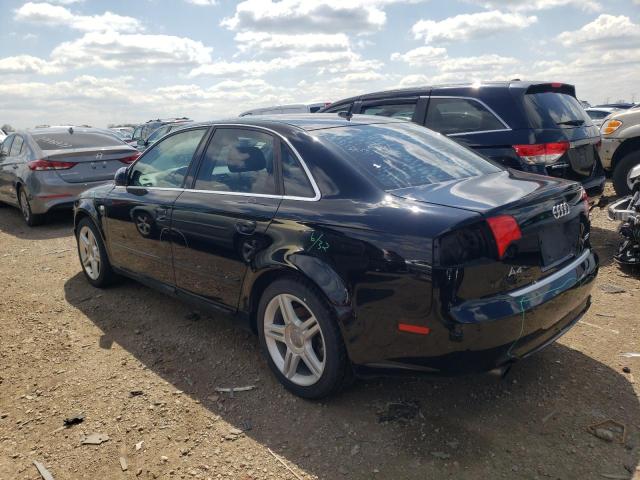 WAUAF78E38A110460 - 2008 AUDI A4 2.0T BLACK photo 2