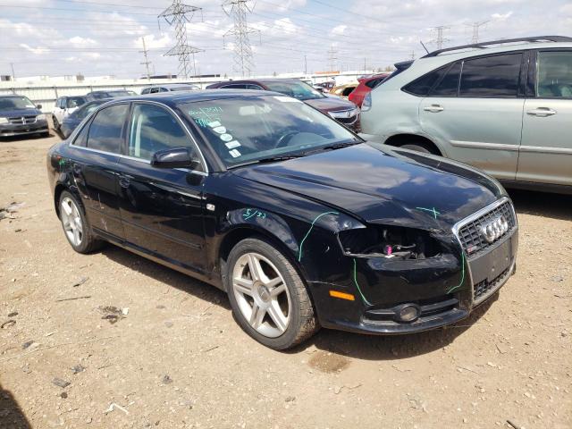 WAUAF78E38A110460 - 2008 AUDI A4 2.0T BLACK photo 4