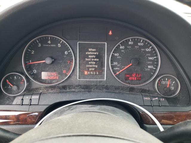 WAUAF78E38A110460 - 2008 AUDI A4 2.0T BLACK photo 9
