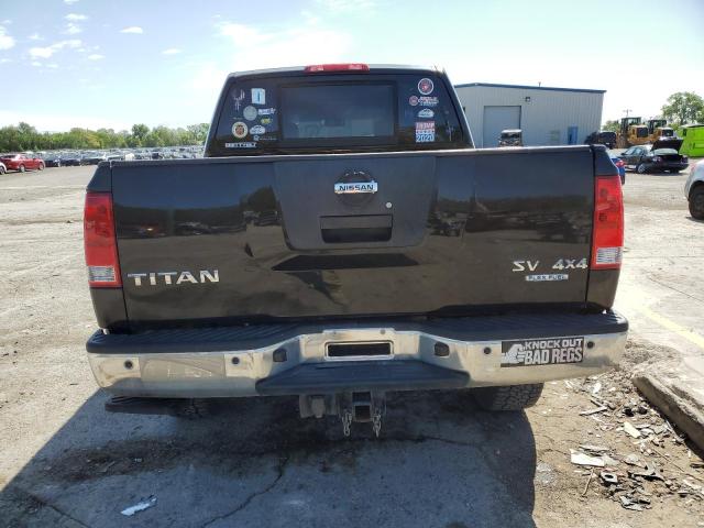 1N6BA0EC0CN308119 - 2012 NISSAN TITAN S BLACK photo 6