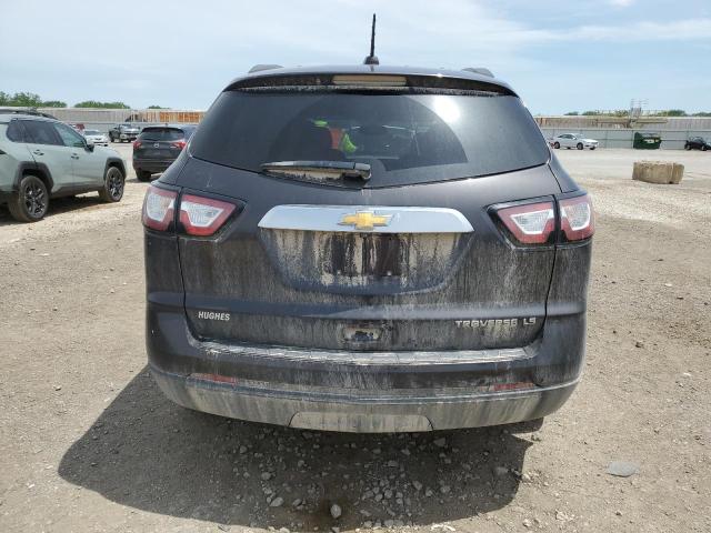 1GNKRFKD3GJ183908 - 2016 CHEVROLET TRAVERSE LS GRAY photo 6