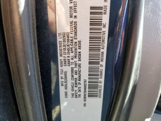 4S3BH675646632767 - 2004 SUBARU LEGACY OUTBACK AWP 蓝色 照片 12