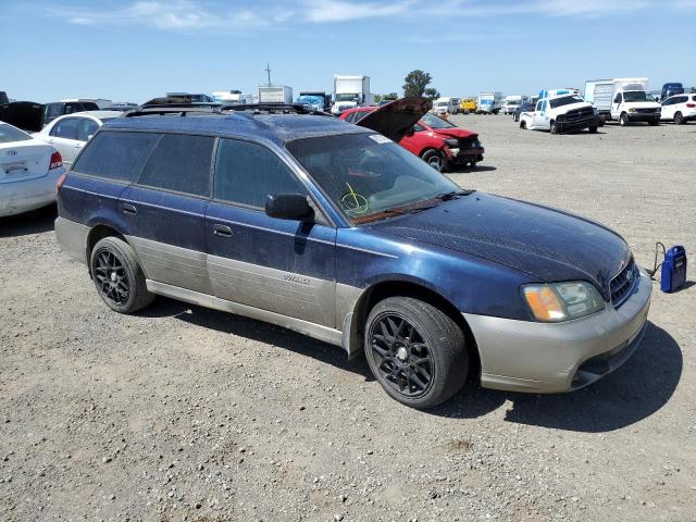 4S3BH675646632767 - 2004 SUBARU LEGACY OUTBACK AWP BLUE photo 4