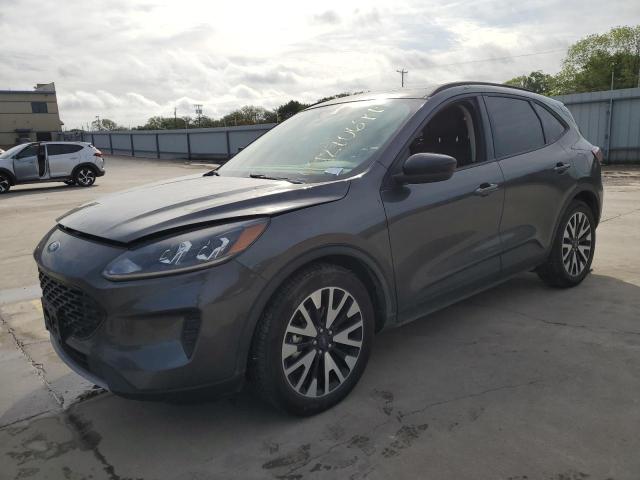 1FMCU0BZ3LUC03809 - 2020 FORD ESCAPE SE SPORT GRAY photo 1