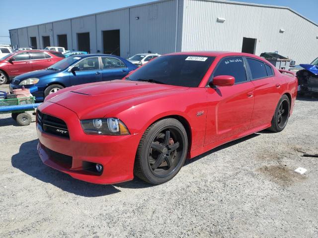 2C3CDXEJ6CH157368 - 2012 DODGE CHARGER SRT-8 RED photo 1