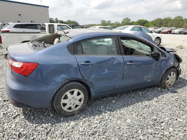 KNADM4A38G6608066 - 2016 KIA RIO LX BLUE photo 3