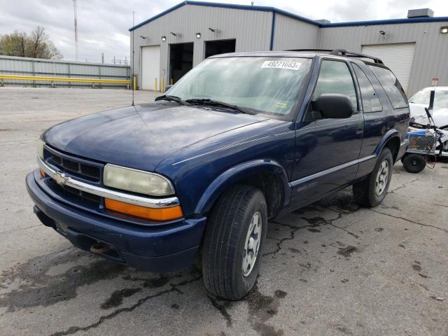 1GNCT18X63K174540 - 2003 CHEVROLET BLAZER BLUE photo 1