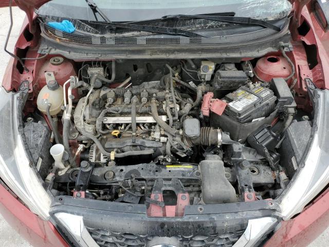 3N1CP5CU9KL562413 - 2019 NISSAN KICKS S RED photo 12