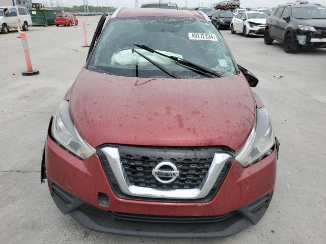 3N1CP5CU9KL562413 - 2019 NISSAN KICKS S RED photo 5