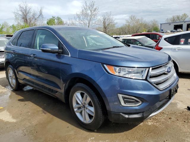 2FMPK4J96JBB24525 - 2018 FORD EDGE SEL BLUE photo 4