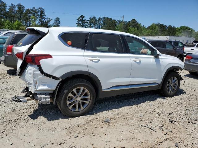 5NMS23AD2LH155806 - 2020 HYUNDAI SANTA FE SE WHITE photo 3