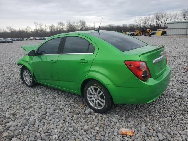 1G1JC5SG3E4220535 - 2014 CHEVROLET SONIC LT GREEN photo 2