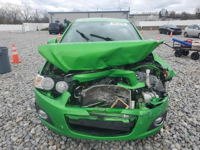 1G1JC5SG3E4220535 - 2014 CHEVROLET SONIC LT GREEN photo 5