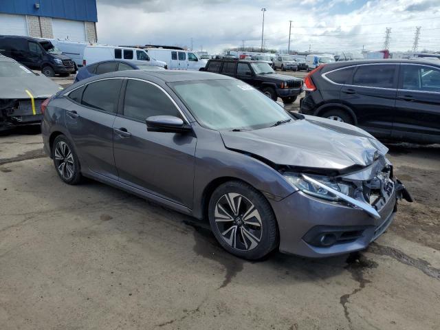 19XFC1F76HE003662 - 2017 HONDA CIVIC EXL ნაცრისფერი ფოტო 4