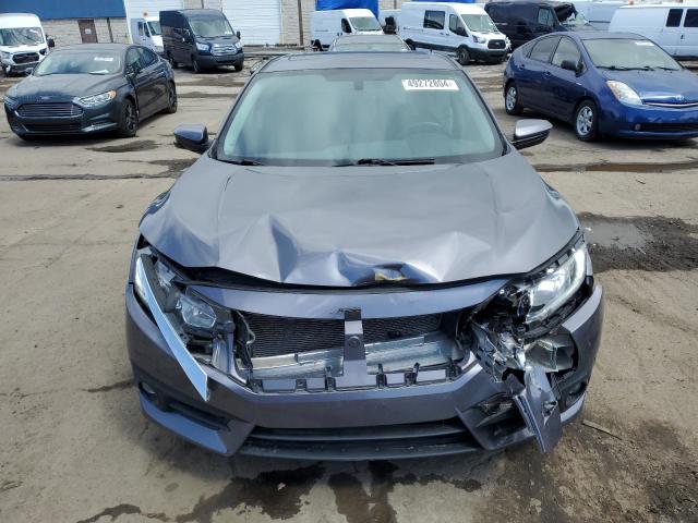 19XFC1F76HE003662 - 2017 HONDA CIVIC EXL ნაცრისფერი ფოტო 5