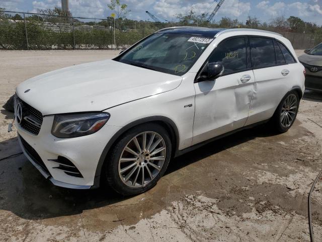 WDC0G6EBXKF508849 - 2019 MERCEDES-BENZ GLC 43 4MATIC AMG WHITE photo 1