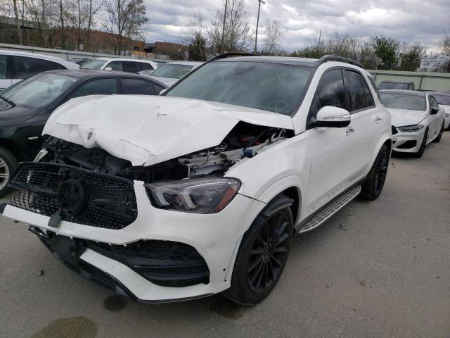 4JGFB4KBXMA512323 - 2021 MERCEDES-BENZ GLE 350 4MATIC WHITE photo 1