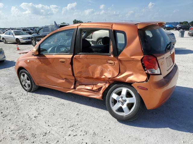 KL1TG66666B617401 - 2006 CHEVROLET AVEO LT ORANGE photo 2