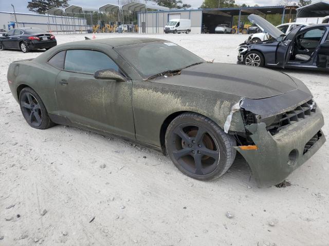 2G1FA1E39D9164979 - 2013 CHEVROLET CAMARO LS GREEN photo 4