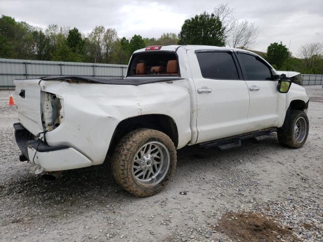 5TFAW5F11EX374907 - 2014 TOYOTA TUNDRA CREWMAX PLATINUM თეთრი ფოტო 3