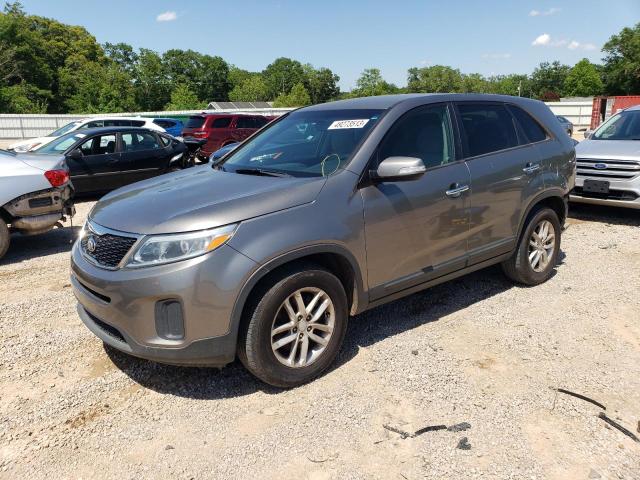 5XYKT3A60FG595472 - 2015 KIA SORENTO LX GRAY photo 1