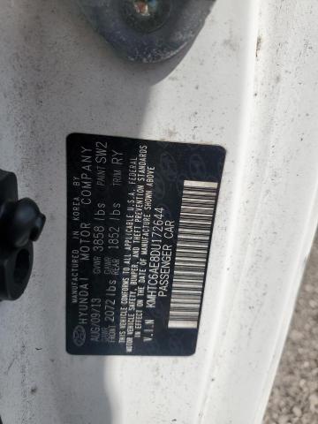 KMHTC6AE8DU172644 - 2013 HYUNDAI VELOSTER TURBO 白色 照片 12