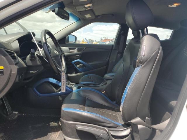 KMHTC6AE8DU172644 - 2013 HYUNDAI VELOSTER TURBO 白色 照片 7