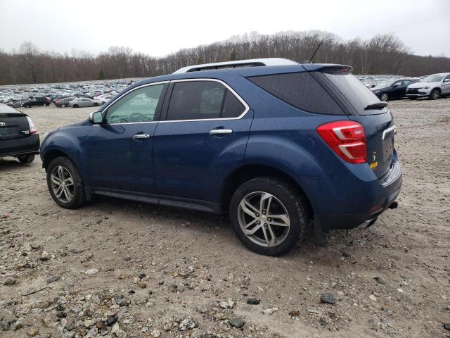 2GNFLGE34G6278793 - 2016 CHEVROLET EQUINOX LTZ BLUE photo 2