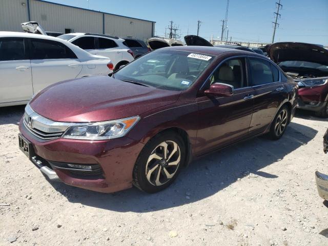 1HGCR2F81HA238197 - 2017 HONDA ACCORD EXL MAROON photo 1