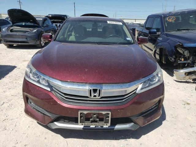 1HGCR2F81HA238197 - 2017 HONDA ACCORD EXL MAROON photo 5