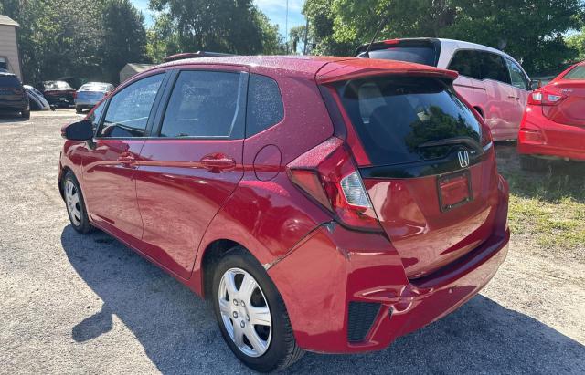 JHMGK5H56GX010697 - 2016 HONDA FIT LX RED photo 3