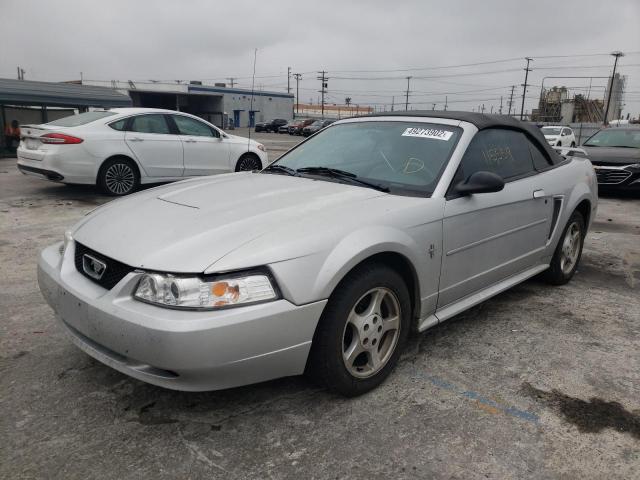 1FAFP444X3F361883 - 2003 FORD MUSTANG SILVER photo 2