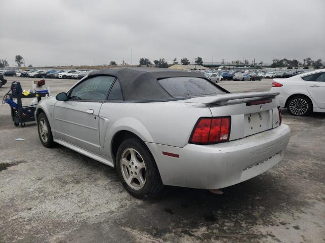 1FAFP444X3F361883 - 2003 FORD MUSTANG SILVER photo 3