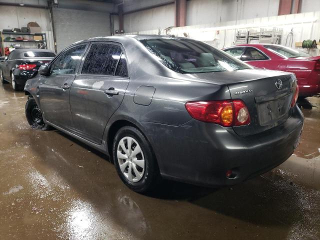 1NXBU4EE8AZ372748 - 2010 TOYOTA COROLLA BASE GRAY photo 2