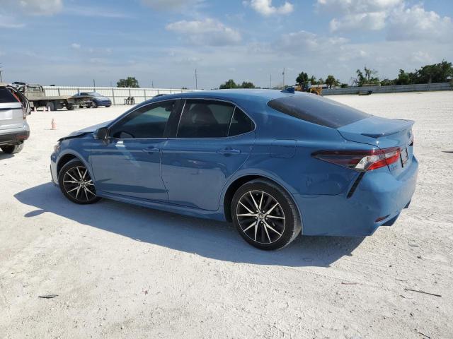 4T1G11AK3PU156842 - 2023 TOYOTA CAMRY SE NIGHT SHADE BLUE photo 2