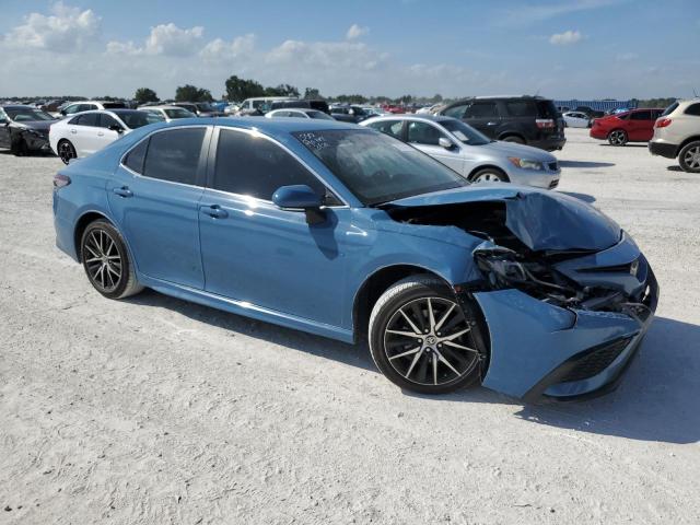 4T1G11AK3PU156842 - 2023 TOYOTA CAMRY SE NIGHT SHADE BLUE photo 4
