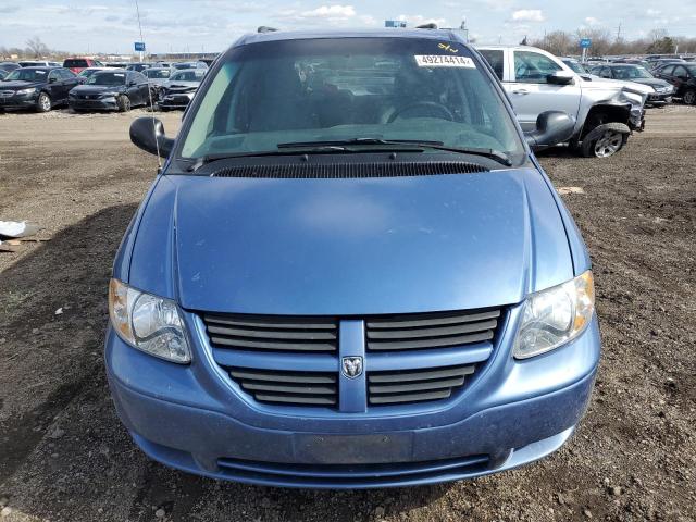 1D4GP45R97B174062 - 2007 DODGE CARAVAN SXT BLUE photo 5