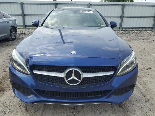 WDDWJ4KB1HF330354 - 2017 MERCEDES-BENZ C 300 4MATIC BLUE photo 5