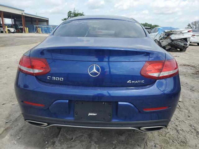 WDDWJ4KB1HF330354 - 2017 MERCEDES-BENZ C 300 4MATIC BLUE photo 6