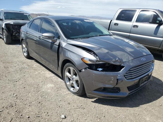 3FA6P0HD4ER256359 - 2014 FORD FUSION SE GRAY photo 4