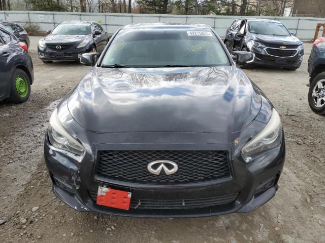 JN1BV7AR8EM694973 - 2014 INFINITI Q50 BASE BLACK photo 5