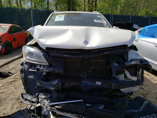 4JGDA5HB3CA028533 - 2012 MERCEDES-BENZ ML 350 4MATIC WHITE photo 5